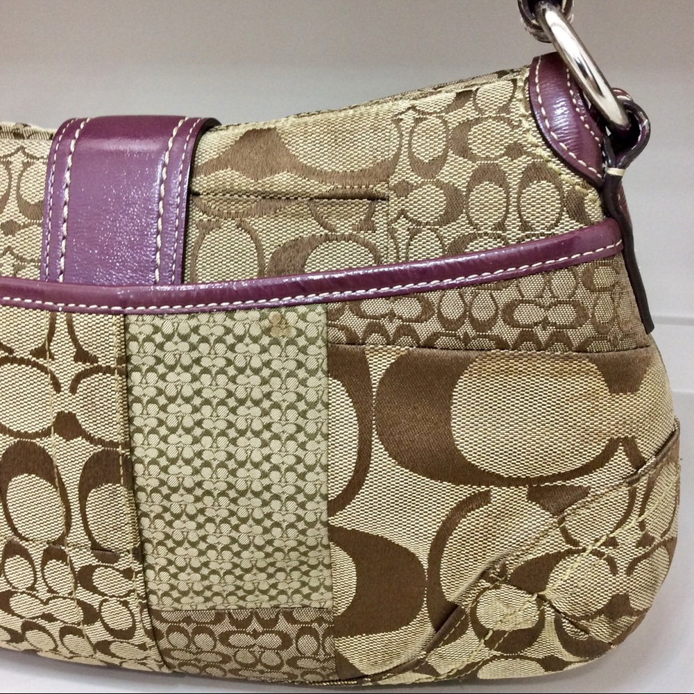Authentic Coach Soho Y2K Shoulder Patchwork Signa… - image 12